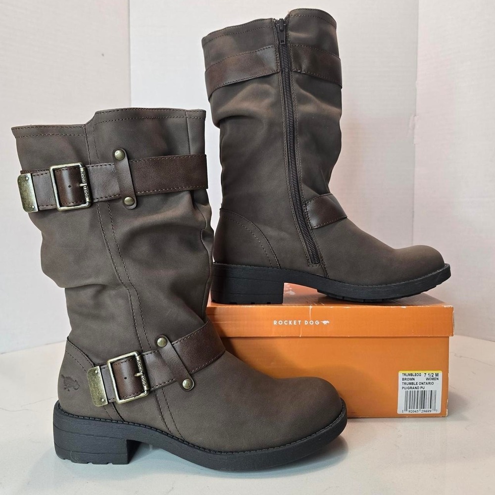 Rocket Dog Trumble Biker Boots. Women's Size 7.5 US Brand new
